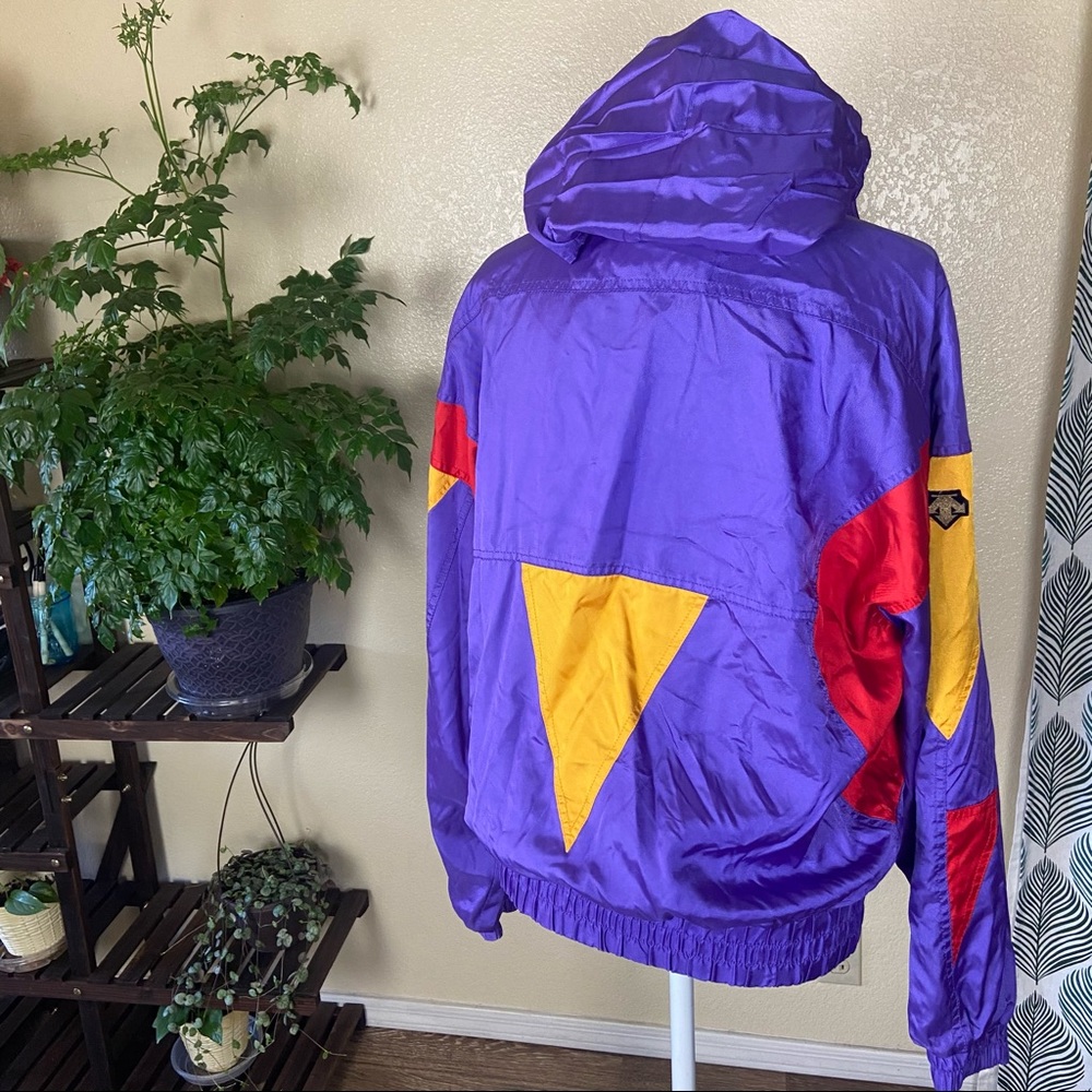 Descente vintage purple light weight ski jacket M - Picture 3 of 14